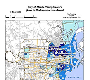 Mobile County Voting Map